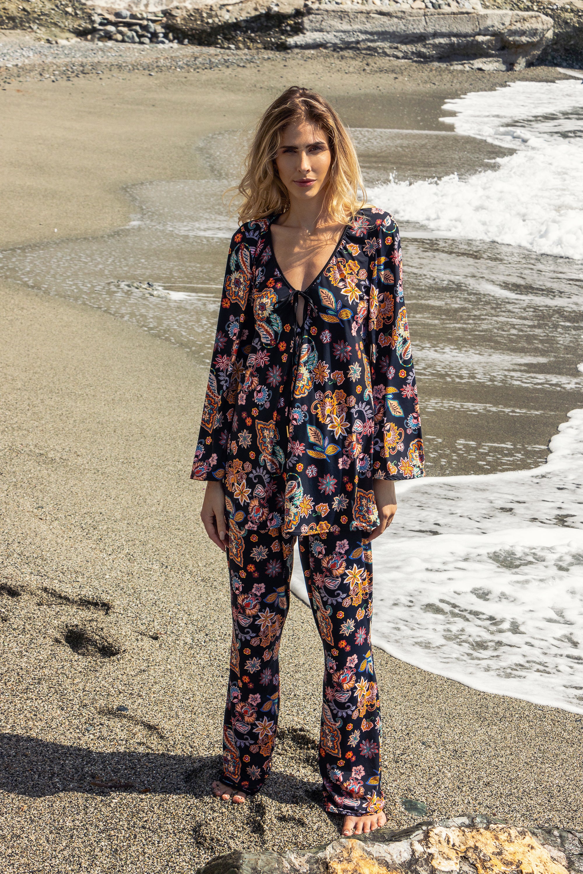 Tunica Boho Positano Paisley