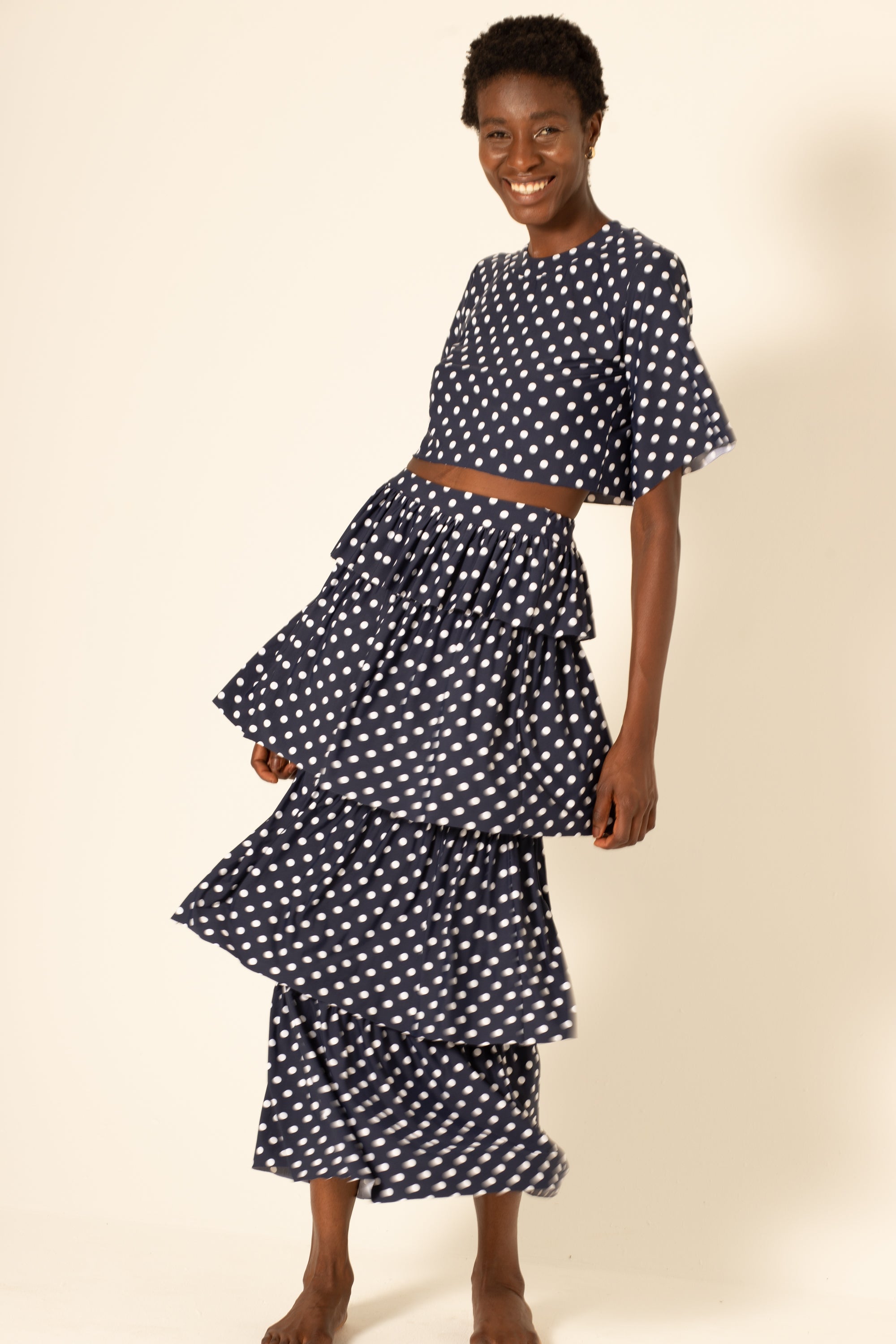 Bio Saia Camadas Paty Pois Azul