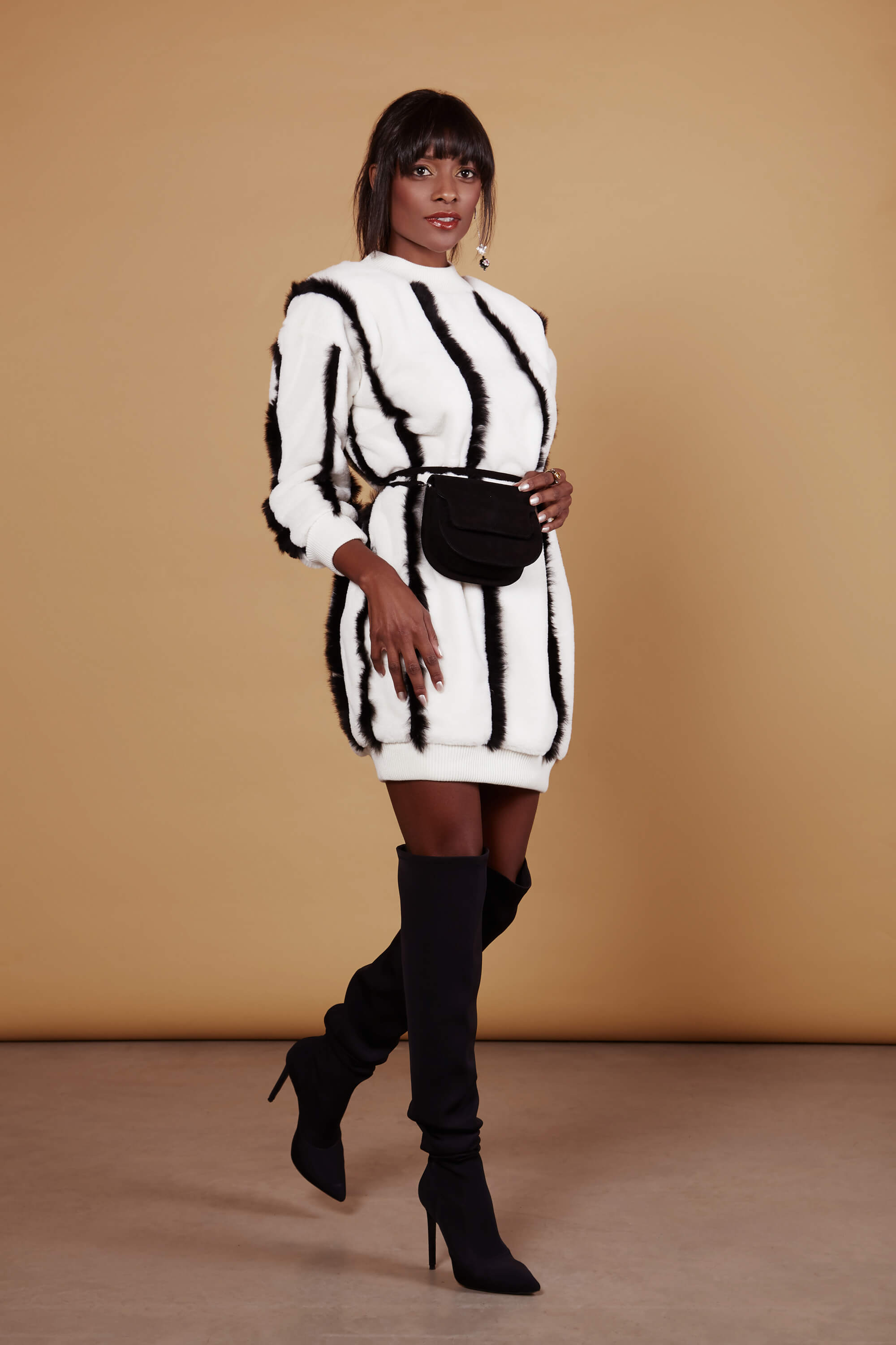 Maxi Pullover in Pelliccia Sintetica Valeria