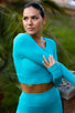 Top Tao Long Sleeve Celeste