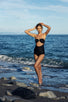 Santa Black swimsuit