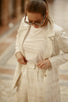Eco Blazer Linen Classic Tailoring Off White Golden