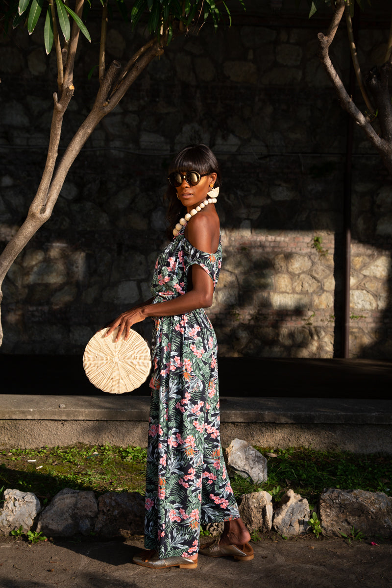 Chris Floral Amazônia                                Bio Jumpsuit
