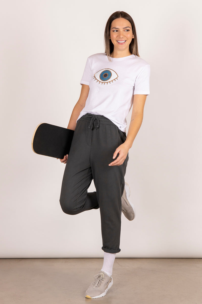 Eco Tee Greek Eye White