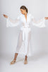 Maxi Robe Alessandra Arrastão Off White