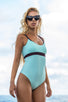 Costume da bagno double-face Suzy Açaí e Celeste