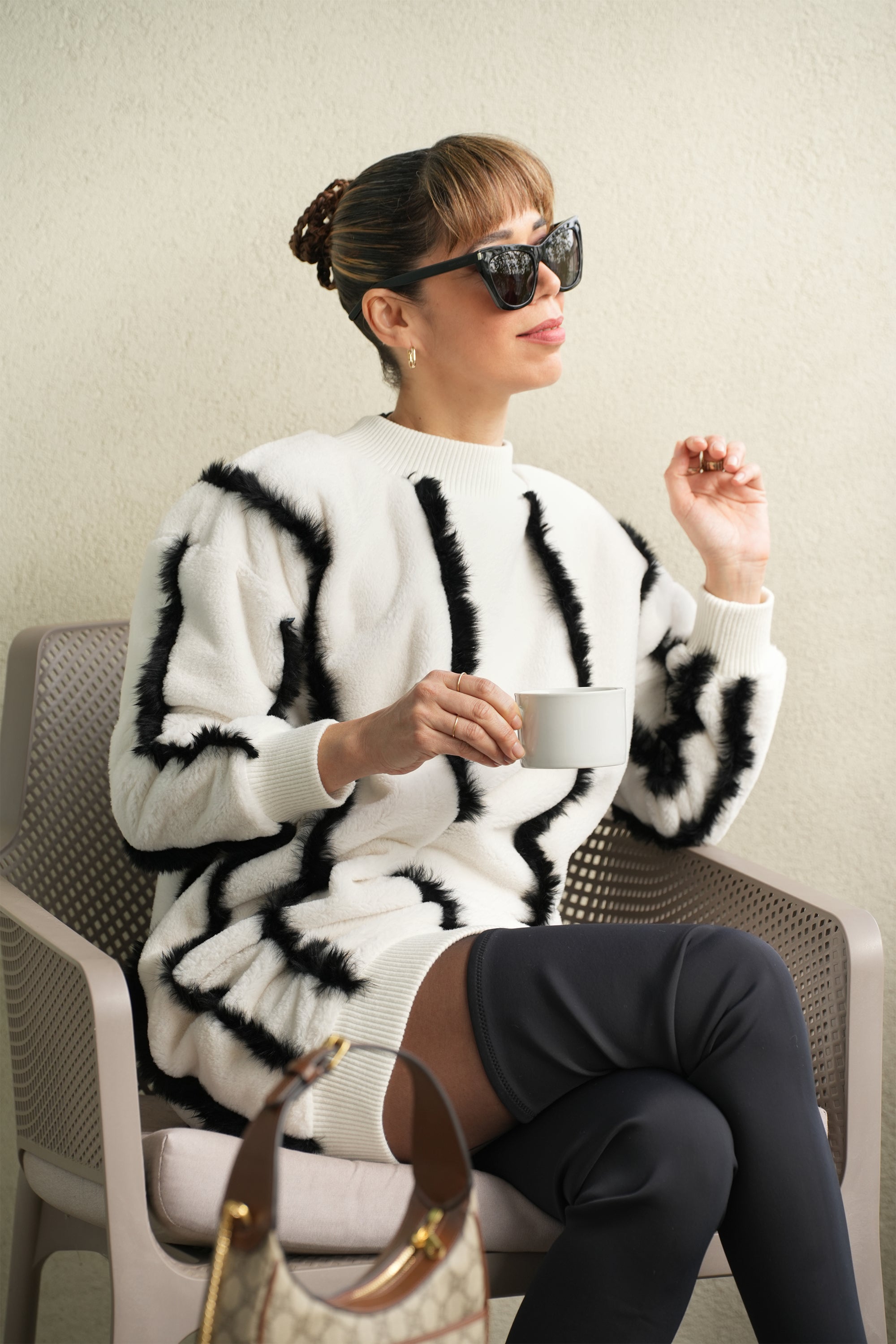 Valeria Maxi Faux Fur Pullover