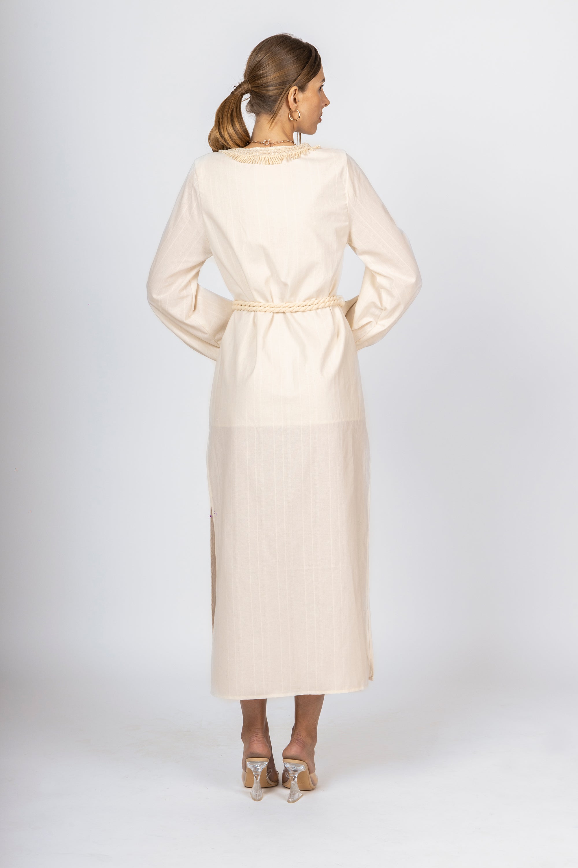 Vestido Kimono Off White