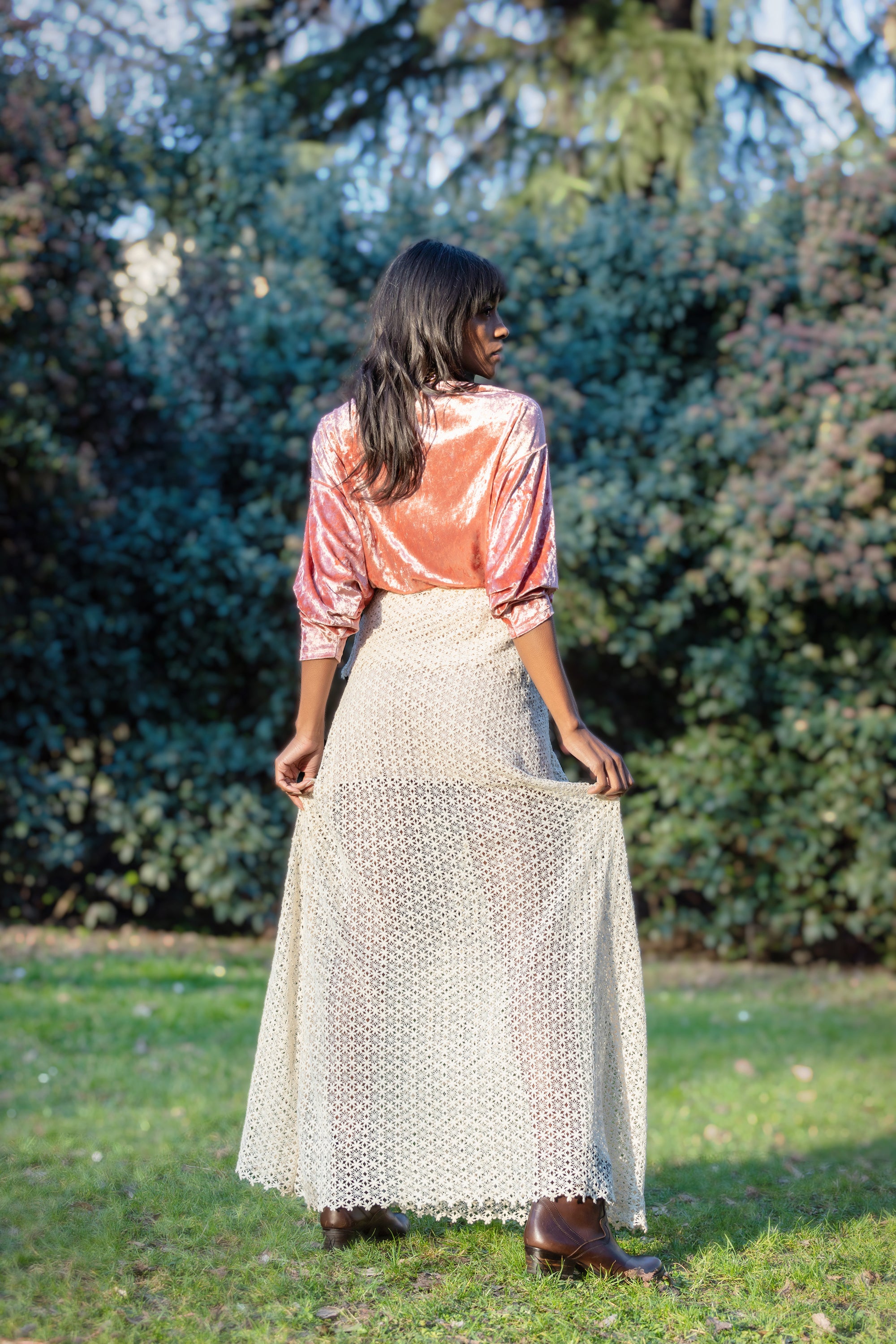 Blusa Ampla Giuditta Rose