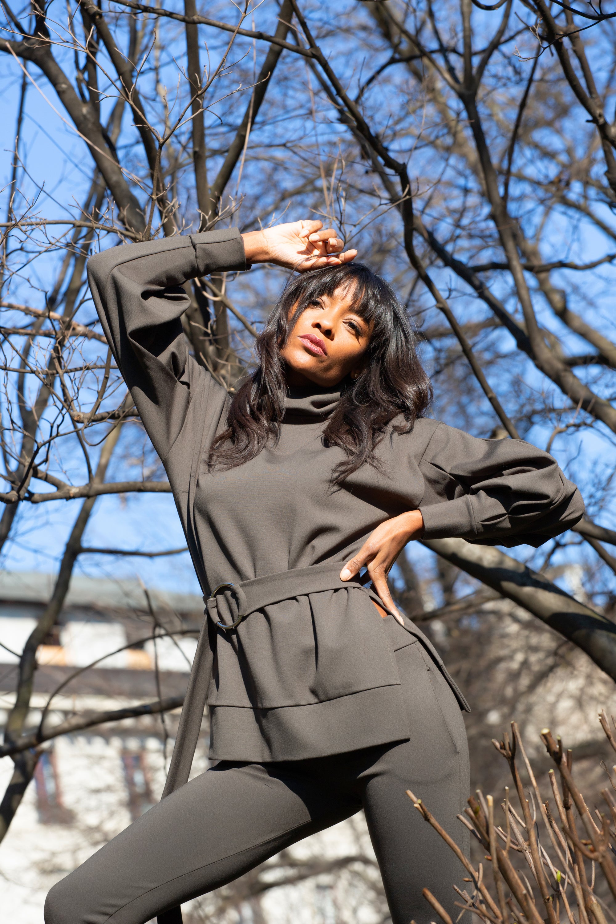 Magda Eco-Friendly Green Blouse