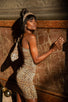 Bio Dress One Shoulder Leopardo